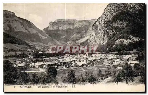 Cartes postales Thones Vue generale et Parmelan