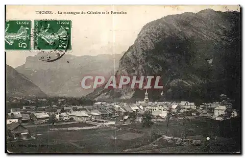 Cartes postales Thones la montagne du Calvaire et le Parmelan