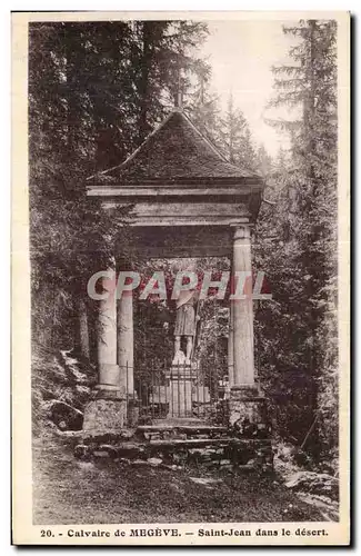 Ansichtskarte AK Calvaire de Megeve Saint Jean dans Ie desert