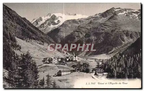 Cartes postales Trient et l aiguille du Tour