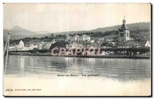 Cartes postales Evian les Bains Vue generate