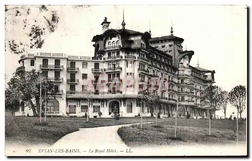 Cartes postales Evian Les Bains Ie Royal Hotel