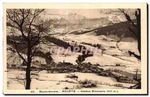 Cartes postales Haute Savoie Megeve Station Hivernale