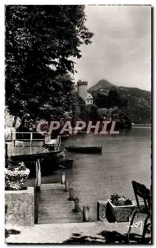 Ansichtskarte AK Annecy Chuteau de Duingt Environs d Annecy Le Lac