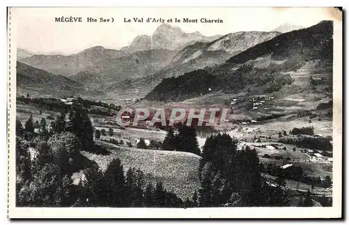 Cartes postales Megeve Hte Sav le Val d Arly et le Mont Charvin