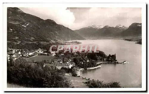 Cartes postales Lec D Annecy Talloires Vue generale