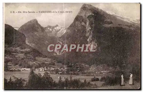 Cartes postales Hte Savoie Samoens et le Criou