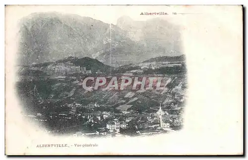 Cartes postales Albertville Vue generale