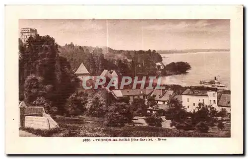 Cartes postales Thonon les Bains Rives