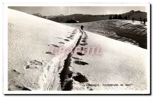 Ansichtskarte AK Megeve Rochebrune