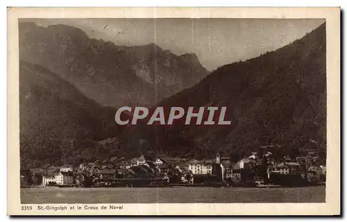 Cartes postales St Gingolph et le Creux de Novel