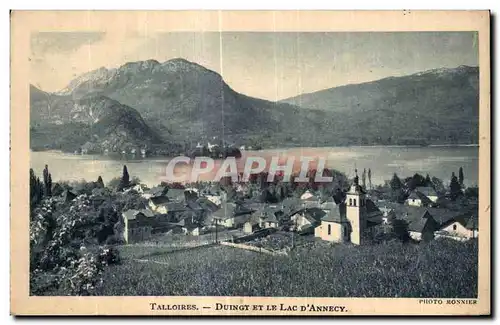 Cartes postales Tallores Duingt Et Le Lac D Annecy