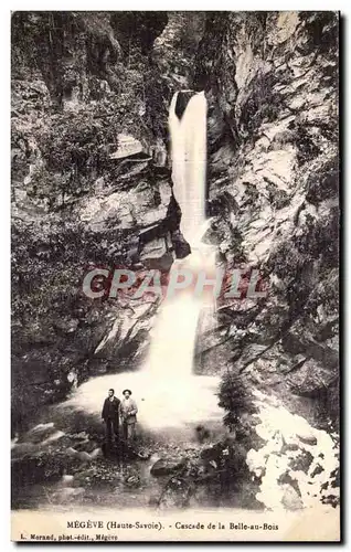 Cartes postales Megeve Cascade de la Belle au Bois