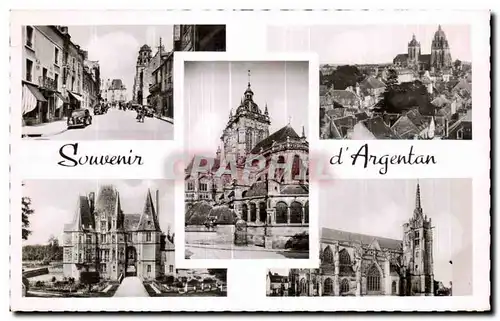 Cartes postales Argentan Place Henri Vue General Eglise Saint Germain