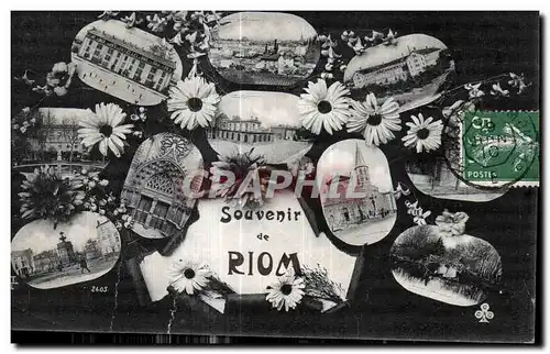 Cartes postales Souvenir Riom