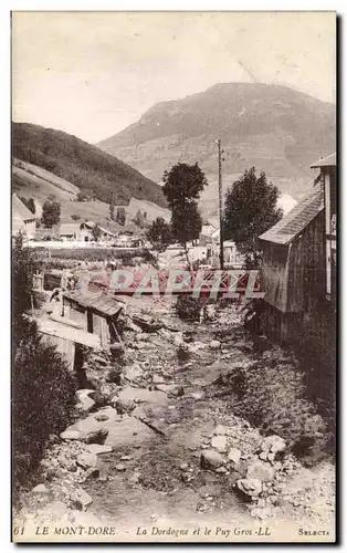 Cartes postales Le Mont Dore La Dordogne et le Puy Gros