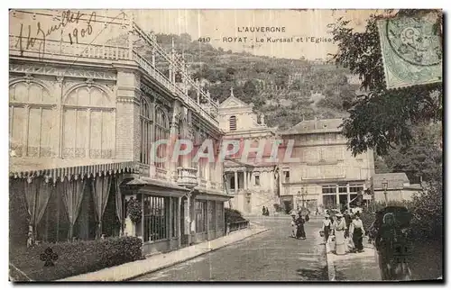 Cartes postales L Auvergne Royat Le Kursaal et L Eglise