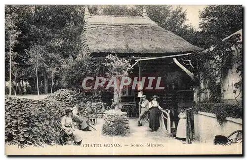 Cartes postales Chatel Guyon Source Miraton