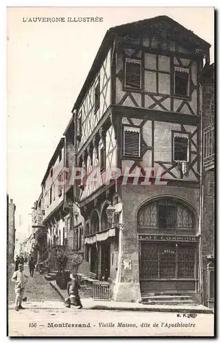 Cartes postales L Auvergne Illustree Montferrand Vieille Maison Dite de l Apothicaire