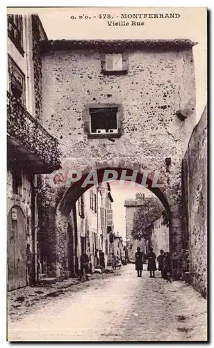 Ansichtskarte AK Montferrand Vieille Rue Enfants