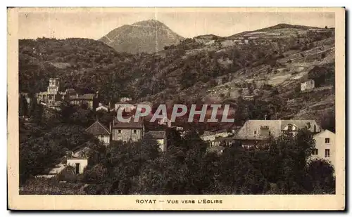 Cartes postales Royat Vue Vers L Eglise