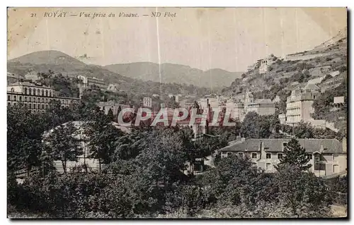 Cartes postales Royat Vue prise du Viaduc