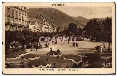 Cartes postales Le Mont Dore Le Place vu du Casino