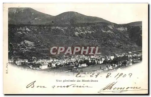 Cartes postales Vue generale du Mont Dore