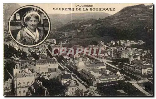 Cartes postales L Auvergne Souvenir De La Bourboule Folklore Costume