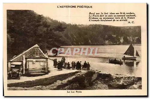 Ansichtskarte AK L Auvergne Poetique Le lac Pavin