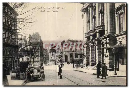 Cartes postales Clermont Ferrand Boulevard Desaix Automobile