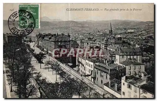 Cartes postales Clermont Ferrand Vue generale prise de la Poterne