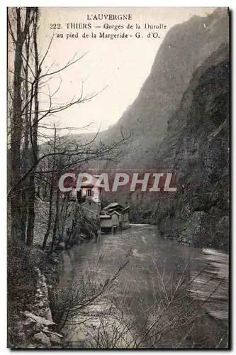 Ansichtskarte AK L Auvergne Thiers Gorges de la Durolle au pied de la Margeride