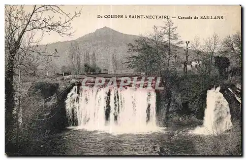 Cartes postales De Coudes a Saint Nectaire Cascade de Saillans