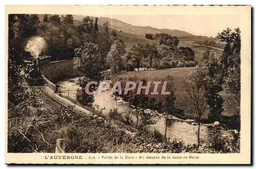 Ansichtskarte AK L Auvergne Vallee de la Dore Au dessous de la route de Marat