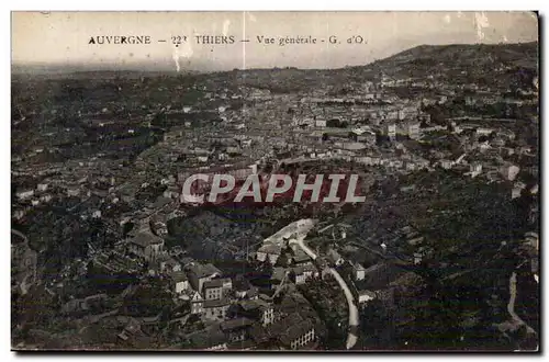 Cartes postales Auvergne Thiers Vue generale