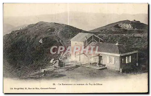 Ansichtskarte AK Le Restaurant au sommet du Puy de Dome