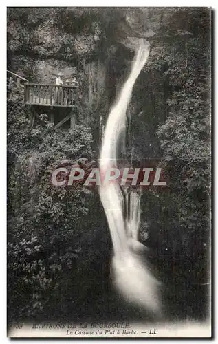 Cartes postales Environs De La Bourboule La Cascade du Plat a Barbe