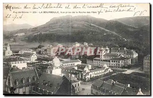 Ansichtskarte AK Puy de Dome La Bourboule Vue prise de la Roche des Fees