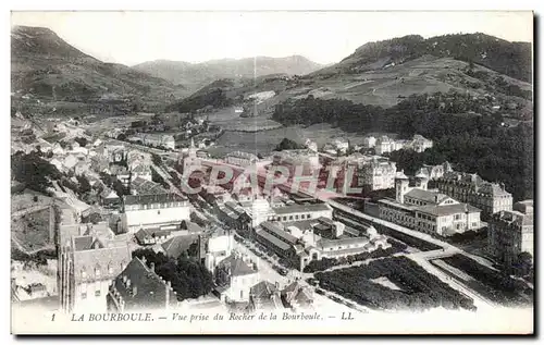 Cartes postales La Bourboule Vue prise du Rocher de la Bourboule