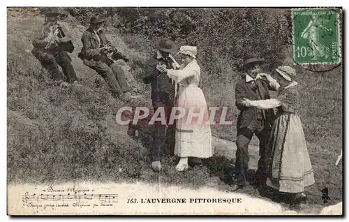 Ansichtskarte AK L Auvergne Pittoresque La bourree Folklore Costume