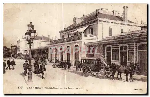 Cartes postales Clermont Ferrand La Gare