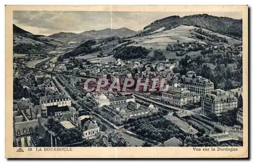 Cartes postales La Bourboule Vue sur la Dordogne