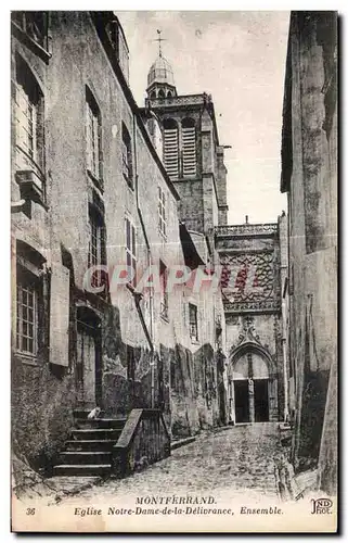 Ansichtskarte AK Montferrand Eglise Notre Dame de la Delivrance Ensemble