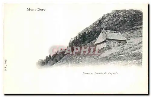 Cartes postales Mont Dore Buron et Buvette du Capucin