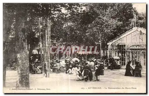 Cartes postales Auvergne La Restauration du Mont Dore