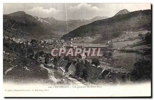 Cartes postales Auvergne Vue generale du Mont Dore