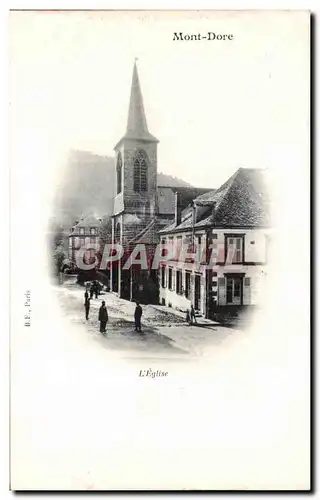 Cartes postales Mont Dore L Eglise