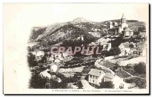 Ansichtskarte AK St Nectaire Le Haut Eglise Pomane Etablissement Thermal