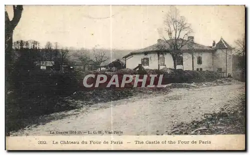 Cartes postales Le Chateau du Four de Paris The Castle of the Four de Paris